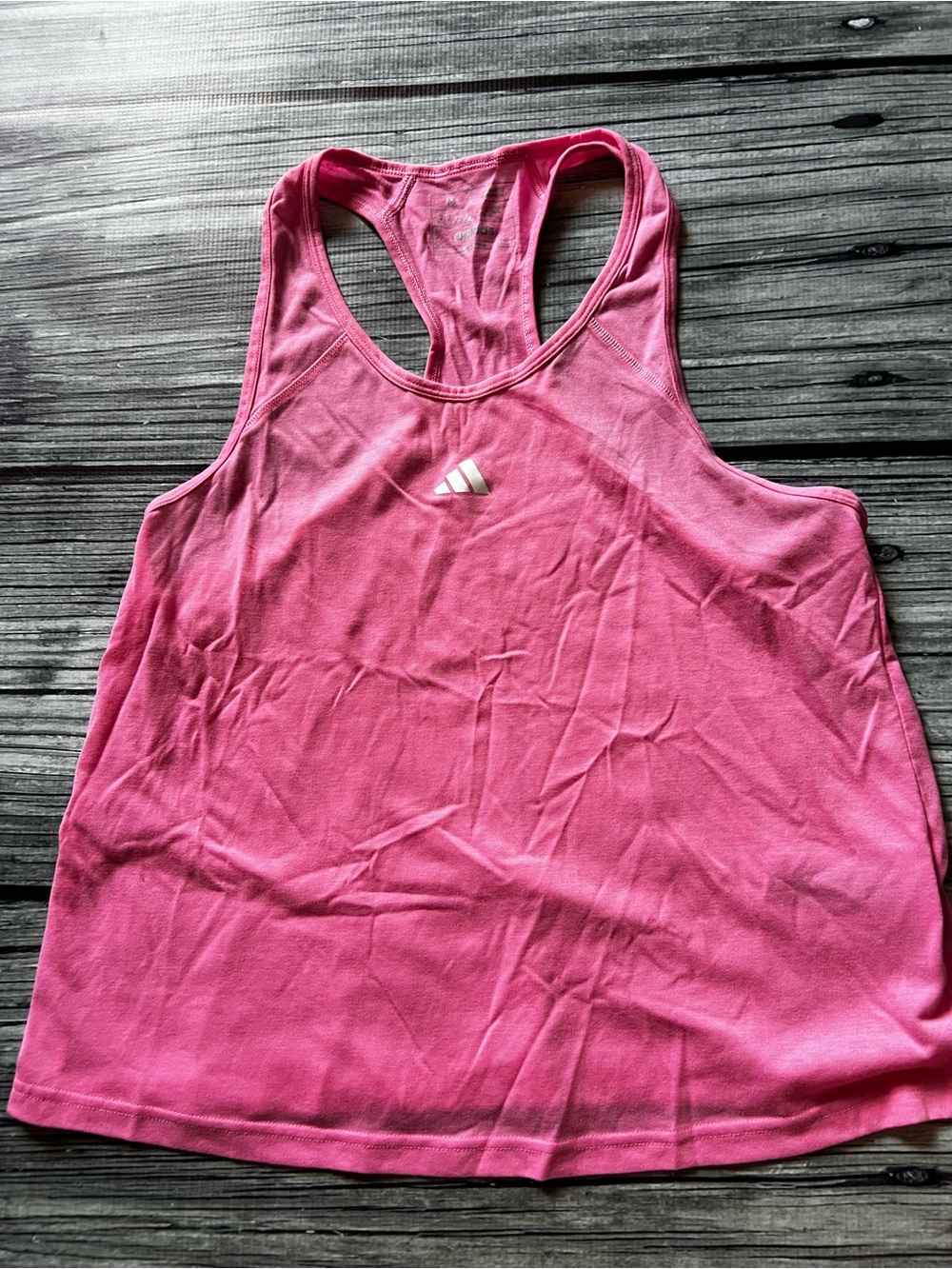 adidas Hot Pink Racerback Performance Tank